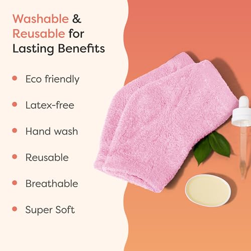 ZenToes Moisturizing Socks for Cracked Heel Treatment, Vitamin E, Olive Oil and Jojoba Oil Infused Heel Socks, Spa Gifts for Women, Relaxation Gifts for Women (Fuzzy Pink, Regular)