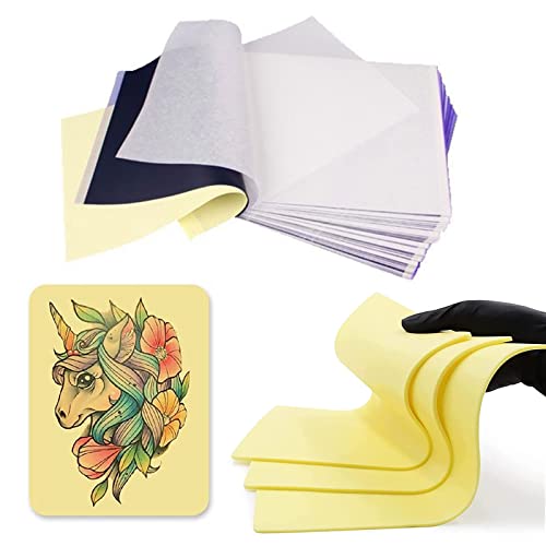 Yuelong 3+20PCS Tattoo Skin & Transfer Paper Kit - Practice Silicone & Stencil Supplies