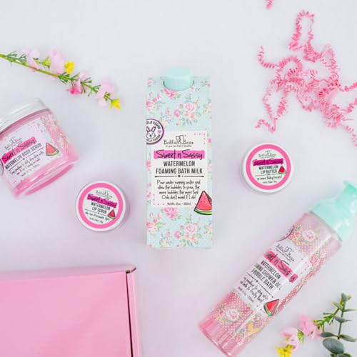 Bella & Bear Watermelon Lip Scrub & Lip Butter Duo Set