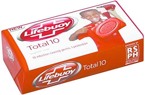 Lifebuoy Total Soap Bar Pack of 3 - Citrus Scent, 90g Each