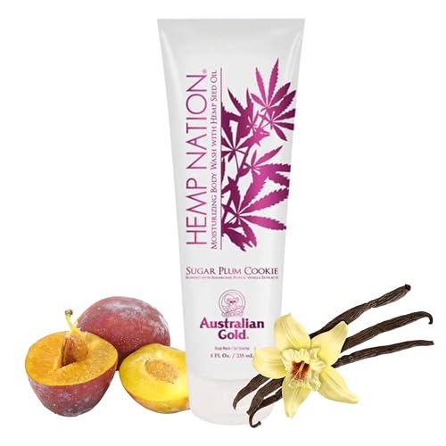 Australian Gold Hemp Nation Sugar Plum Cookie Body Wash 8oz