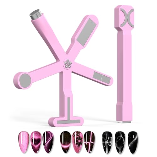 FENHON 9-in-1 Gel Nail Polish Magnet Kit with 2 Cat Eye Tools
