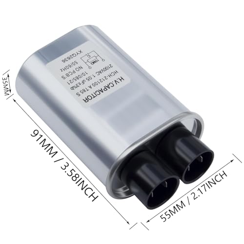 1.05µF Microwave Oven Capacitor 2100V Replacement Part