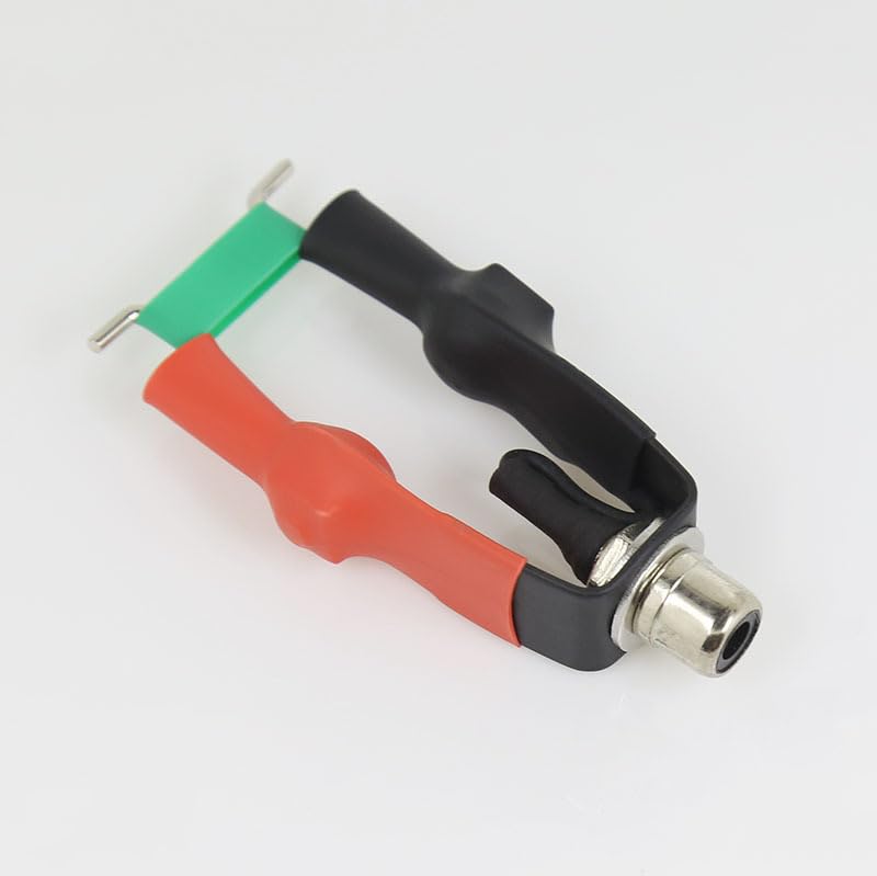 Tattoo RCA Clip Cord Adapter for Tattoo Gun Power Supply - Durable Alloy Connector
