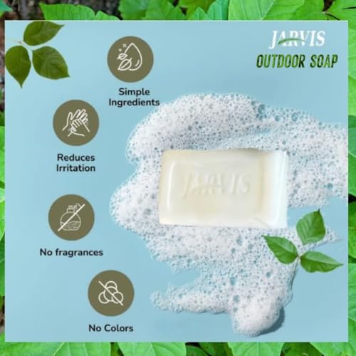 Jarvis Poison Ivy Soap Bar - 2 Pack for Fast Itch Relief & Soothing Rashes