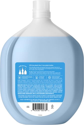 Method Gel Hand Soap Refill, Sea Minerals, 34 Fl Oz (Pack of 2)