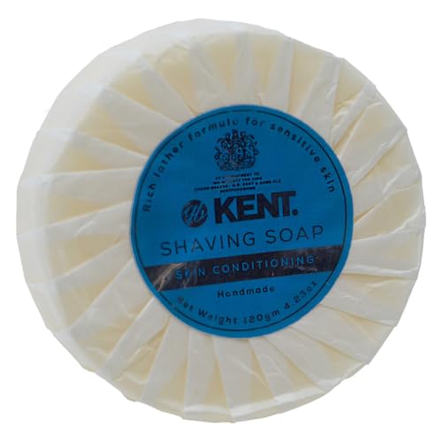 Kent SB2 Shaving Soap Refill 4.23 oz for Men with Shaving Brush & Bowl