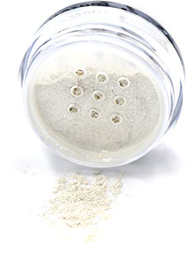 Pure Ziva White Sparkle Vanilla Shimmer Loose Eyeshadow – Vegan, Cruelty-Free