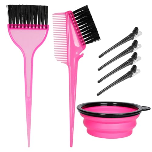 Hair Dye Brush and Bowl Set – Mixing Tool Kit for Coloring