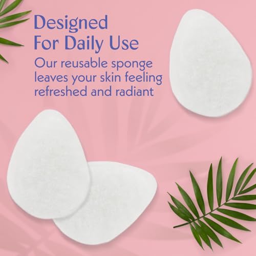 Berkland Facial Sponge Buffer - 10-Pack Exfoliating Pads for Clear Skin