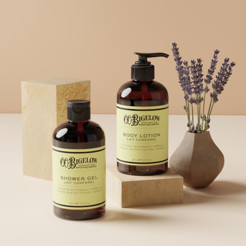 C.O. Bigelow Lavender Peppermint Shower Gel 10.1 Fl Oz - Moisturizing Body Wash