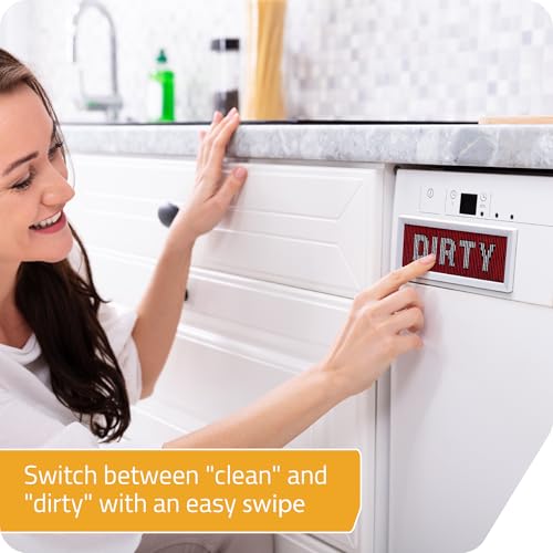 Peleg Design DishDash Clean Dirty Dishwasher Magnet - Farmhouse Style