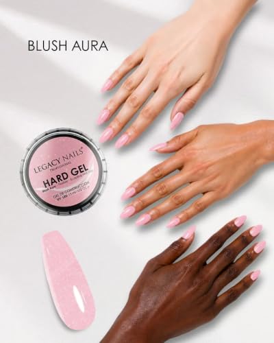 Legacy Nails Hard Builder Gel - Sculpt & Build Extensions | Blush Aura