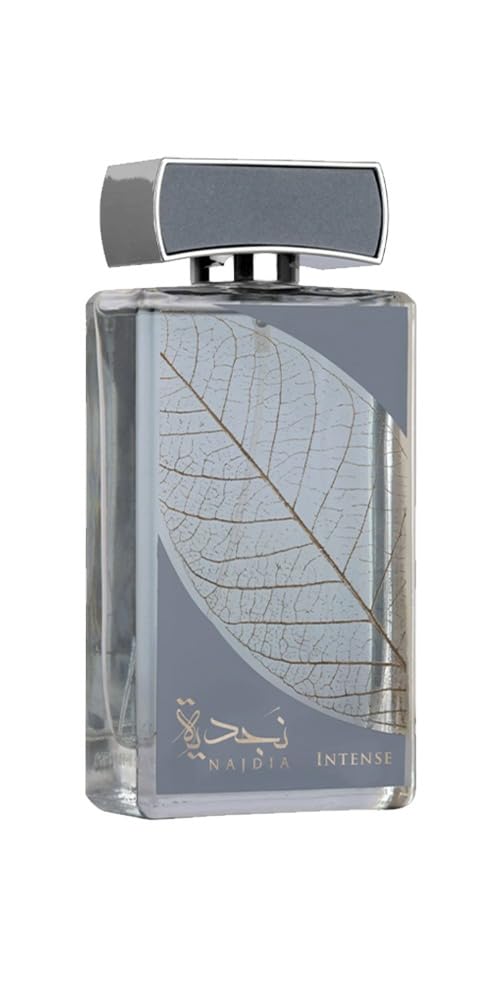 Lattafa Najdia Intense Eau de Parfum Spray for Men - Fresh Marine Woody Fragrance | 3.4 Ounce (100 ml)