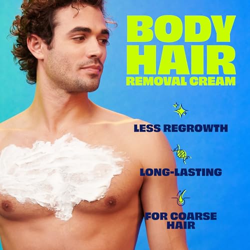 Nair Men Hair Remover Body Cream - 12 Oz, Quick & Easy Hair Removal