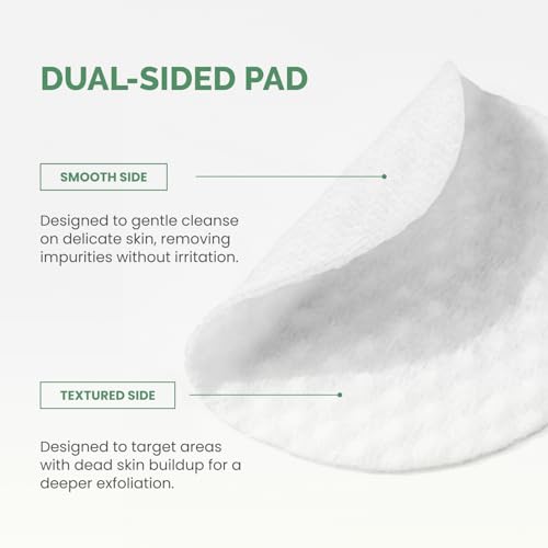 Korean Glycolic Acid Pads with CICA & Niacinamide - Refillable (60 Count)