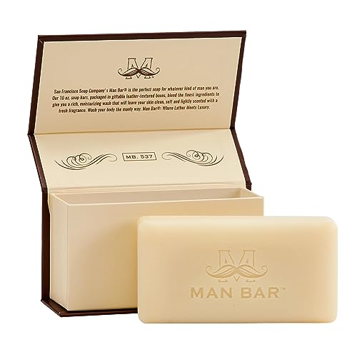 San Francisco Soap Company Exotic Musk & Sandalwood Man Bar Soap - Revitalizing & Natural