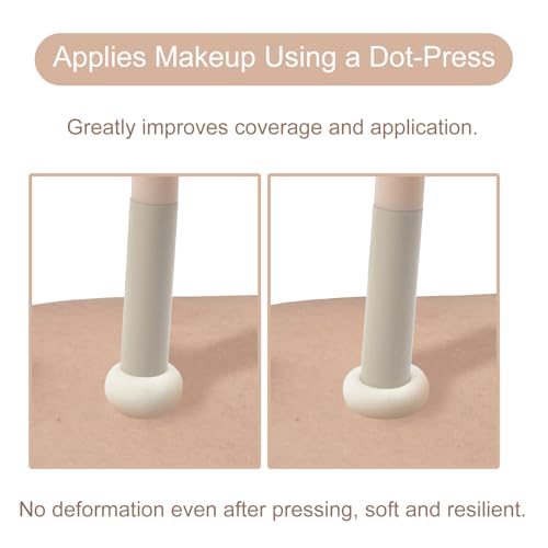 5-Piece Vegan Mushroom Makeup Sponge Brush Set for Flawless Coverage