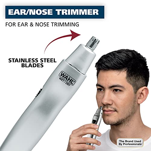 Wahl Battery Nose & Ear Hair Trimmer - Multi-Purpose Detail Kit