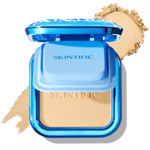 SKINTIFIC Ultra Cover Powder Foundation 03 Petal for Oily Skin