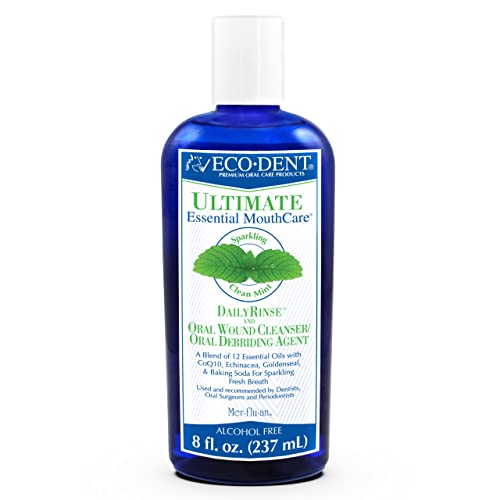 Eco-Dent Alcohol-Free Mouthwash, Mint - 8 Fl Oz DailyRinse Pack
