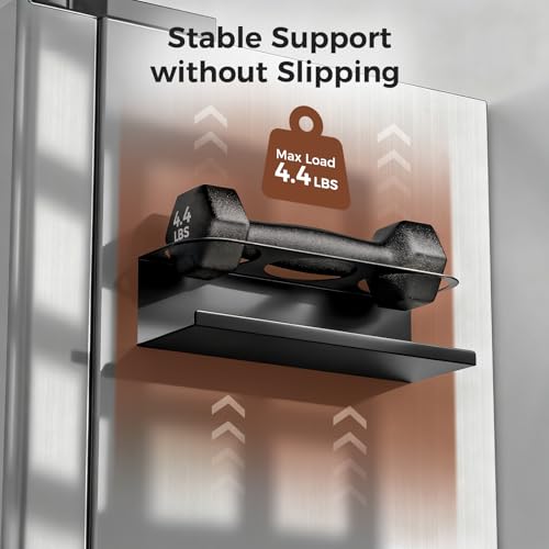 MoKo Magnetic Cup Holder for Fridge - 2 Pack Storage Rack for Stanley & Yeti Tumblers