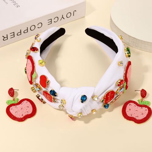ANGLESJELL Beaded Pencil Knotted Headband for Women - Pattern F
