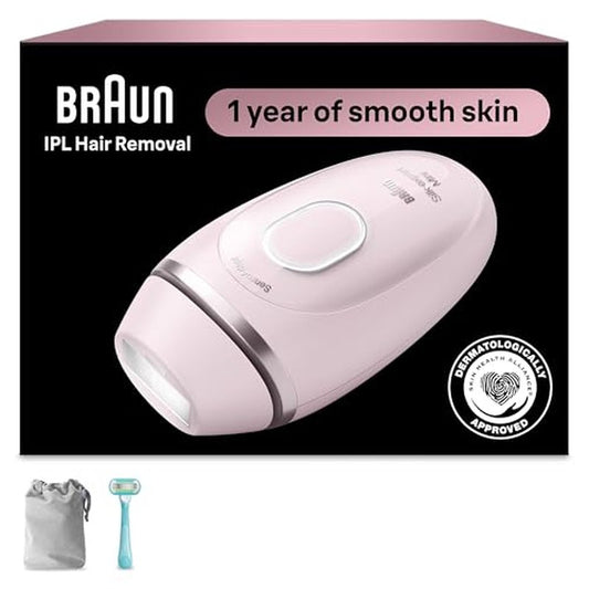 Braun IPL Mini, Silk¡¤Expert Mini, IPL Hair Removal for Women and Men, Permanent Laser Hair Reduction At-Home, IPL1111