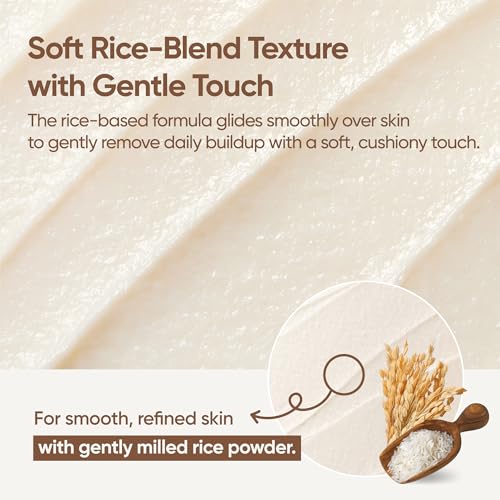 BANILA CO Rice Toning Facial Wash 6.34 oz | Vegan Cleanser with Niacinamide