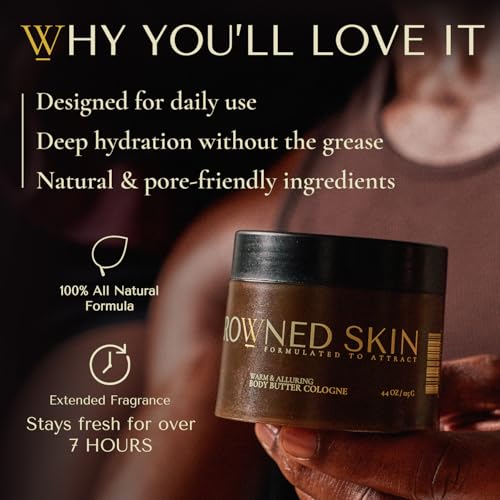 Crowned Skin Reign and King Body Butter Cologne Bundle | As Seen On Shark Tank | Skin Care Set with Sandalwood, Leather, Fresh, & Nautical Scents | Natural Shea & Mango Butters | All-Day Fragrance