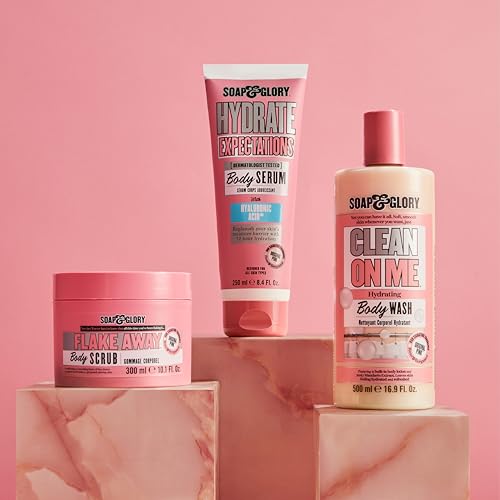 Soap & Glory Hydrate Expectations Body Serum - 8.4 oz, Vegan Hydrating Oil