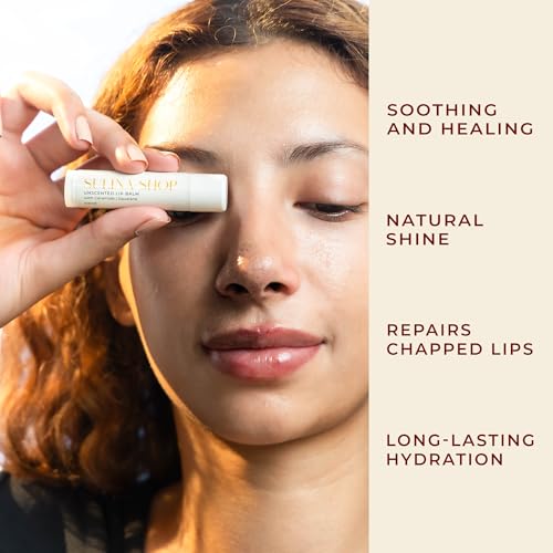 Sulina Shop Natural Lip Balm for Sensitive Lips, Deep Hydrating & Vegan
