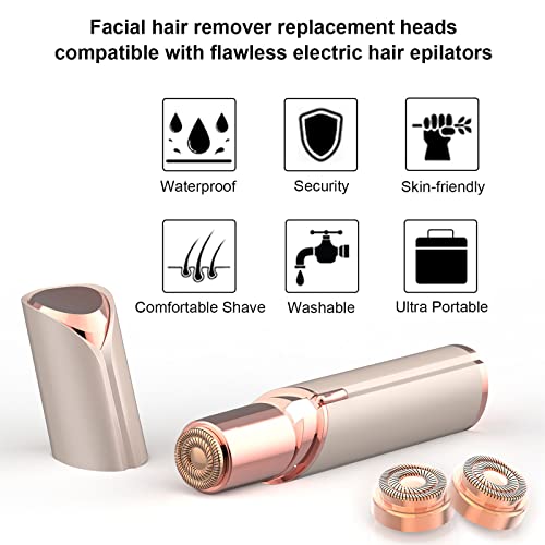6PCS Replacement Heads for Finishing Touch Flawless Gen 2 Hair Remover