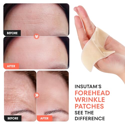 Insutam Overnight Forehead & Smile Line Wrinkle Patches - Anti-Aging Face Care