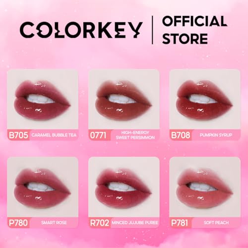 COLORKEY Air Lip Glaze Gloss R702 - Lightweight, Hydrating Lip Gloss