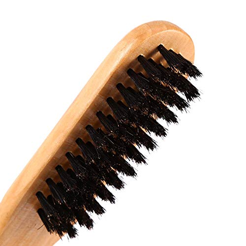 YUYTE Professional Wooden Double-Brush Hair Straightening Comb