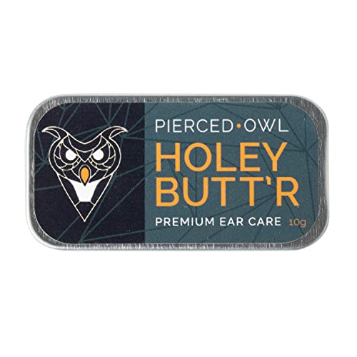 Holey Butt'r Ear Stretching Balm - Vegan Lobe Lubricant for Gauging, 10g