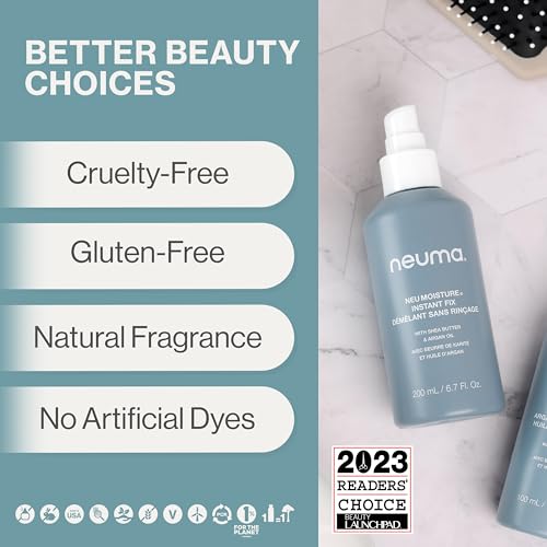 Neuma Moisture Leave-In Hair Treatment Spray with Heat & Detangling Protection