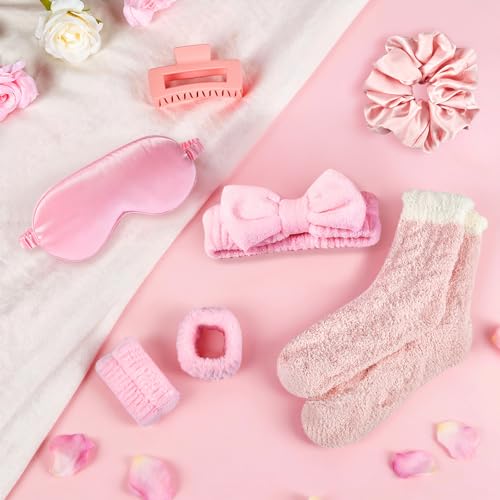 ZAHAT Self Care Gift Set for Women - Pink-B Spa Kit with Accessories