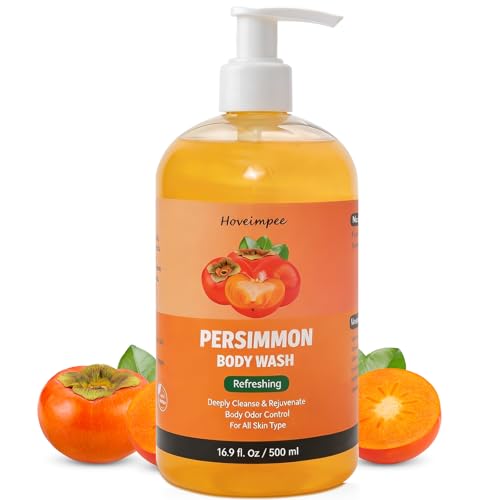 Persimmon Body Wash for Odor Control - 16.9 fl oz, Natural Deodorant