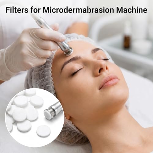 400 Microdermabrasion Refill Pads - Soft Cotton Filters for Machines