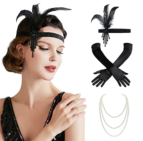 1920s Vintage Accessories Set Gatsby for Women
