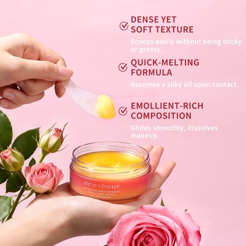 Dewyhour Rose Waterproof Makeup Remover Balm – Gentle Cleansing for Stubborn & Sensitive Skin