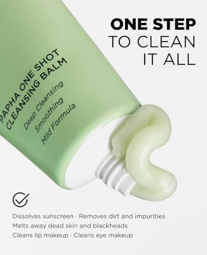 EITHER& PAPHA One-Shot Cleansing Balm - Makeup Remover & Exfoliant
