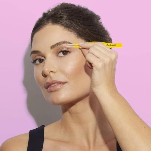 Bellesante Surgical Grade Precision Tweezers - Stainless Steel Eyebrow & Splinter Tool