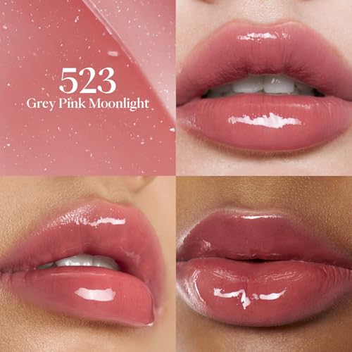 Joocyee Grey Pink Moonlight Glazed Lip Tint with Mirror Finish & Hydrating Oil - Long Lasting Moisturizer