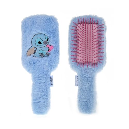 Disney Lilo & Stitch Fluffy Hairbrush - Cute & Functional