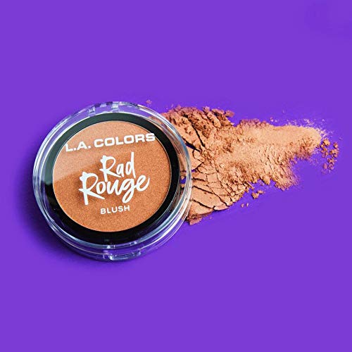 L.A. COLORS Rad Rouge Blush in Preppy - Long-Lasting Buildable Powder (2 Pack)