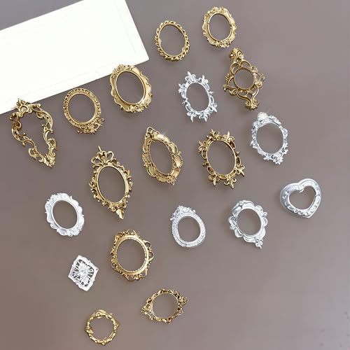3D Silicone Nail Art Frame Molds for Gel & Resin Crafts
