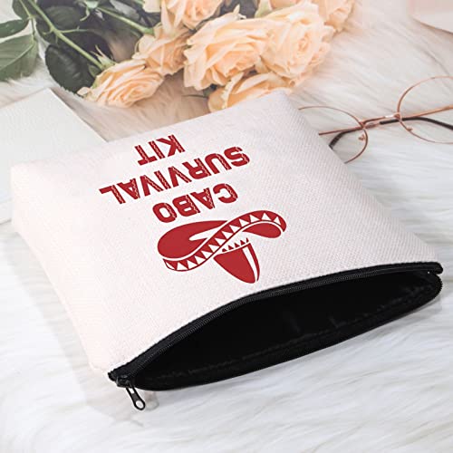 Cabo San Lucas Bachelorette Cosmetic Bag - POFULL Survival Kit